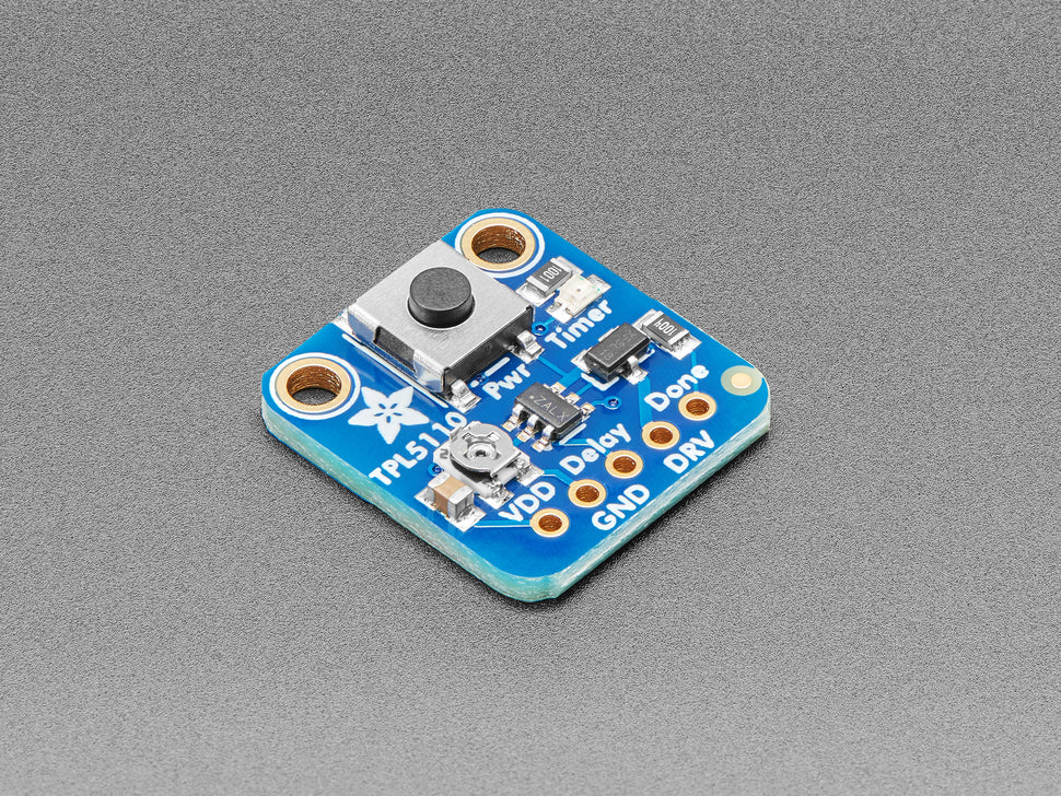 Adafruit TPL5110 Low Power Timer Breakout - With some development boards, low power usage is an afterthought. Especially when price and usability is the main selling point. So what should you do when it's time to turn around and make that project of yours run on a battery or solar? Sure you could try to hot-air that regulator off, or you could jerry-rig a relay. Or, use a 555? Ugh, the options aren't that great.