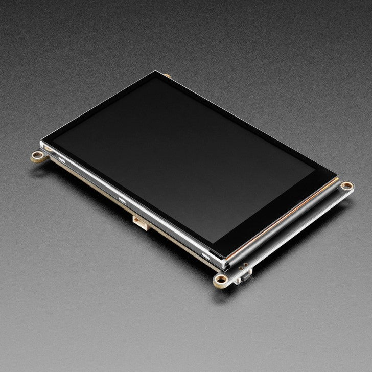 Adafruit TFT FeatherWing - 3.5" 480x320 Capacitive Touchscreen - Bedeck your Feather project with a beautiful Adafruit TFT FeatherWing, 3.5" 480x320 Capacitive Touchscreen. This TFT display is 3.5" diagonal with a bright white-LED backlight and a built-in microSD card socket.