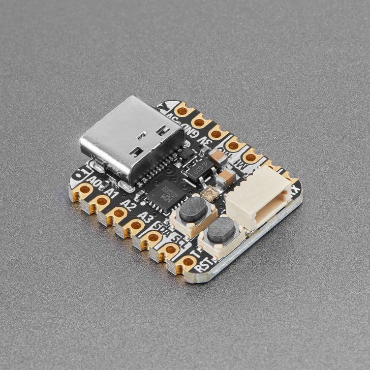 Adafruit CH552 QT Py - 8051 Dev Board - What a cutie pie! Or is it... a QT Py? This diminutive dev board comes with a throwback processor - an 8-bit 8051!