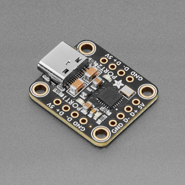 Adafruit CH334F Mini 2-Port USB Hub Breakout - The Adafruit CH334F Mini 2-Port USB Hub Breakout features a CH334F USB 2.1 hub chip, which converts one high-speed port into two.