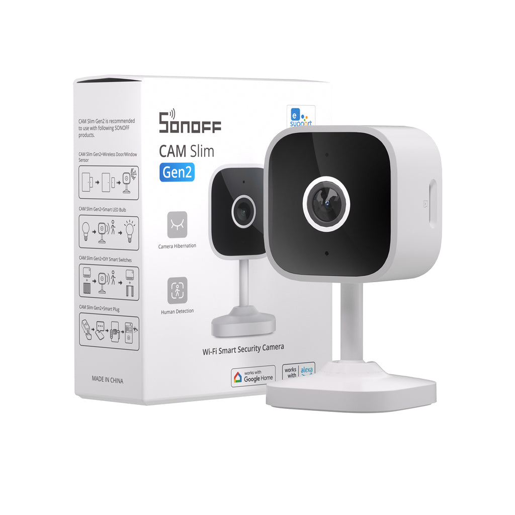 Sonoff USB-C Wi-Fi Security Camera - A 1080P HD IP camera with night vision, person detection and RTSP support.