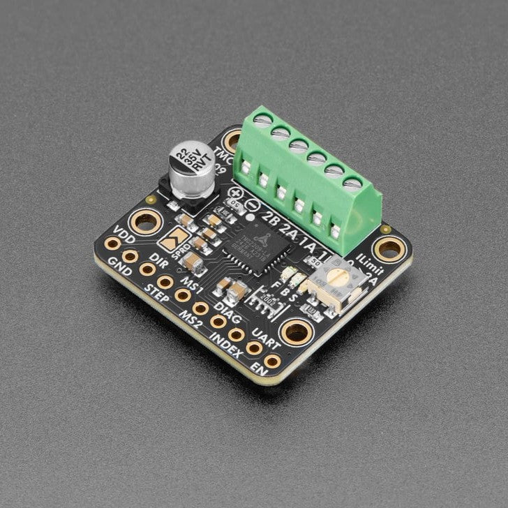 Adafruit TMC2209 Stepper Motor Driver Breakout Board - Adafruit's TMC2209 Stepper Motor Driver Breakout Board makes controlling stepper motors easy-breezy and super-silent.