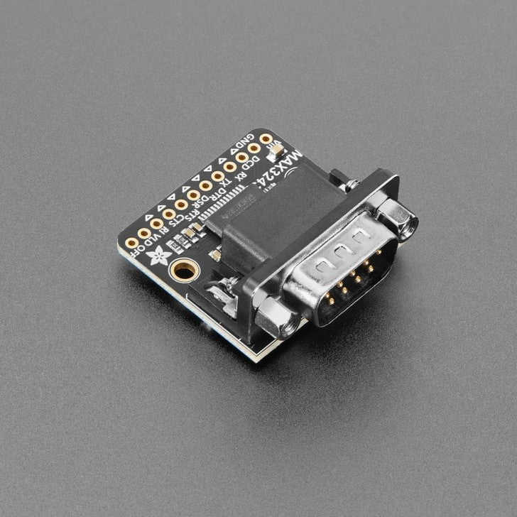 Adafruit RS232 Full Breakout with DE9-M - A full-pinout breakout with eight channels of UART, level shifters and a male RS232 connector.