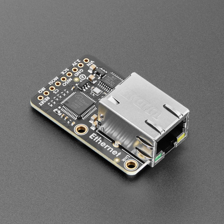 Adafruit Wiz5500 Ethernet Co-Processor Breakout Board - This breakout lets you add quick and easy wired Internet to your IoT project.