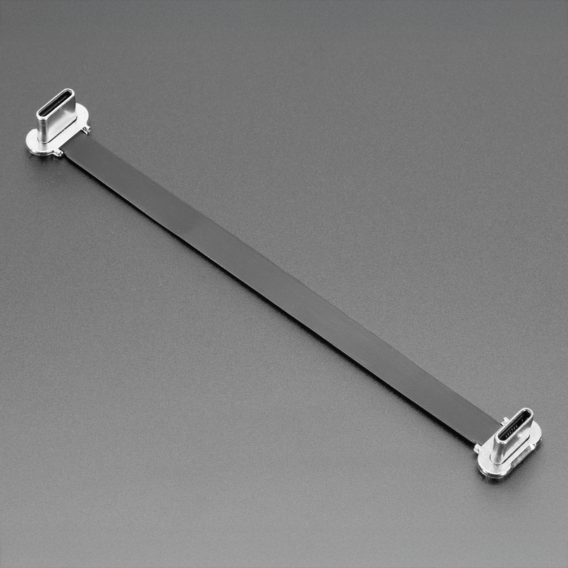 Slim Right Angle USB C to USB C Cable - Slim cables in a variety of lengths and configurations, perfect for making compact USB-C-to-C connections inside enclosures.
