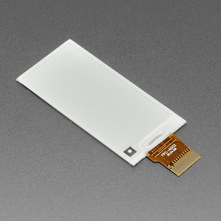 2.13" 250x122 Monochrome or Gray eInk / ePaper - Bare Display - SSD1680Z - For folks who want to DIY their own E-Ink setups, this is a 2.13" diagonal 250x122 Monochrome or Gray eInk / ePaper Bare Display.