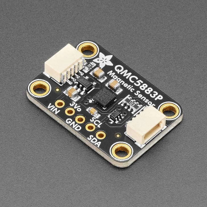 Adafruit QMC5883P - Triple Axis Magnetometer - STEMMA QT - Sense the magnetic fields that surround us with this handy triple-axis magnetometer (compass) module.