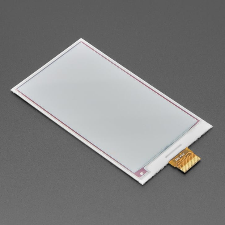 3.7" 416x240 Tri-Color Red / Black / White eInk - Bare Display - UC8253 - For folks who want to DIY their own E-Ink setups, this is a 3.7" diagonal Tri-Color (Red, Black, White) eInk / ePaper Bare Display with 416 x 240 pixels.