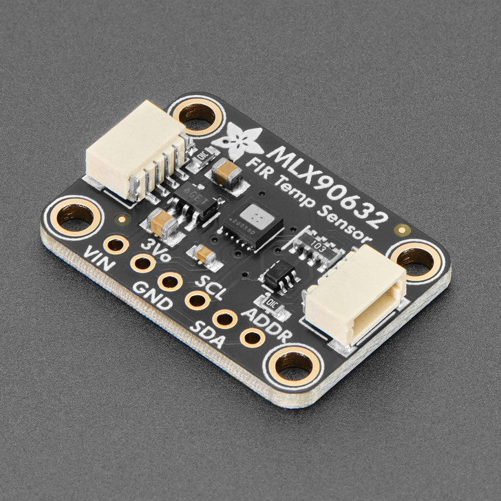 Adafruit MLX90632 FIR Remote Thermal Temperature Sensor - Medical Grade STEMMA QT / Qwiic - The Adafruit MLX90632 FIR Temperature Sensor features a compact and low cost 'remote' infrared sensor.