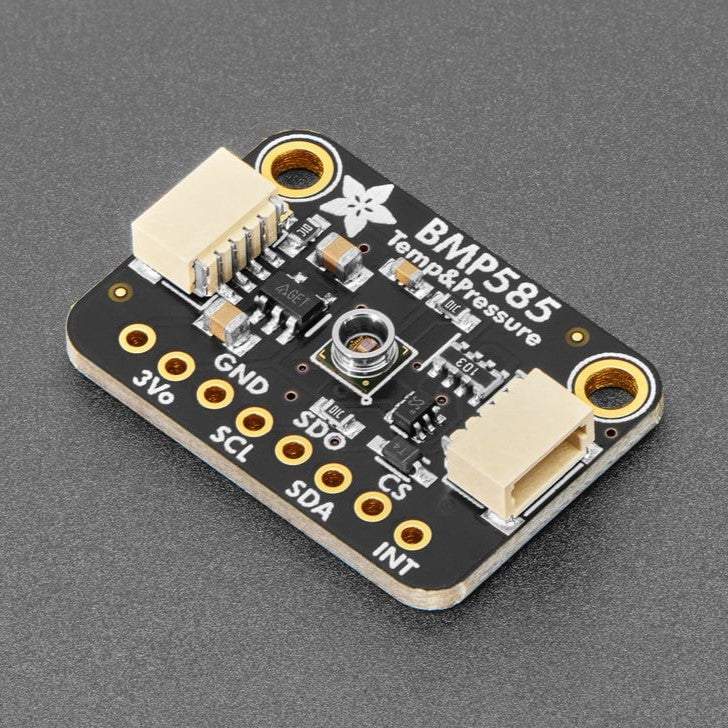 Adafruit BMP585 Ported I2C / SPI Temperature and Pressure Sensor - STEMMA QT - A ported Bosch temperature and pressure sensor, that can be used in either I2C or SPI configurations.