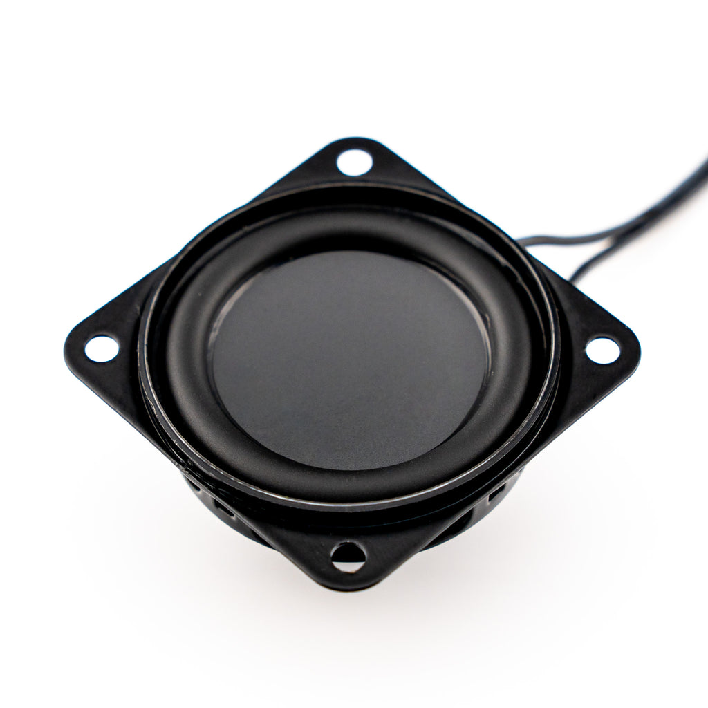 Mini Speaker 4Ω (3W) with JST-PH Connector - This little speaker is diminutive, but the sound it pumps out is surprisingly good. It is ideal for building your own small jukebox or radio with one of our audio boards!