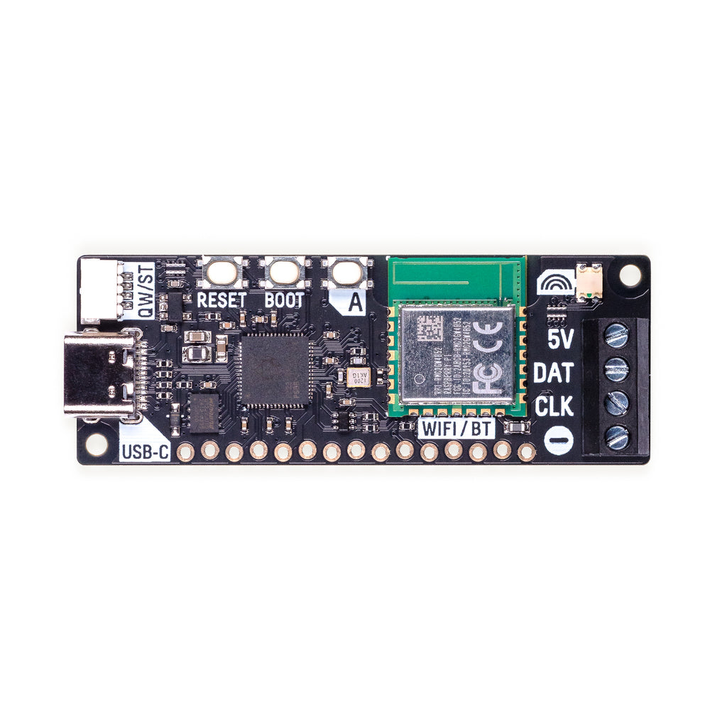 Plasma 2350 W - An all-in-one, USB-C powered controller for WS2812/Neopixel and APA102/Dotstar addressable LED strips. Now with added wireless connectivity!