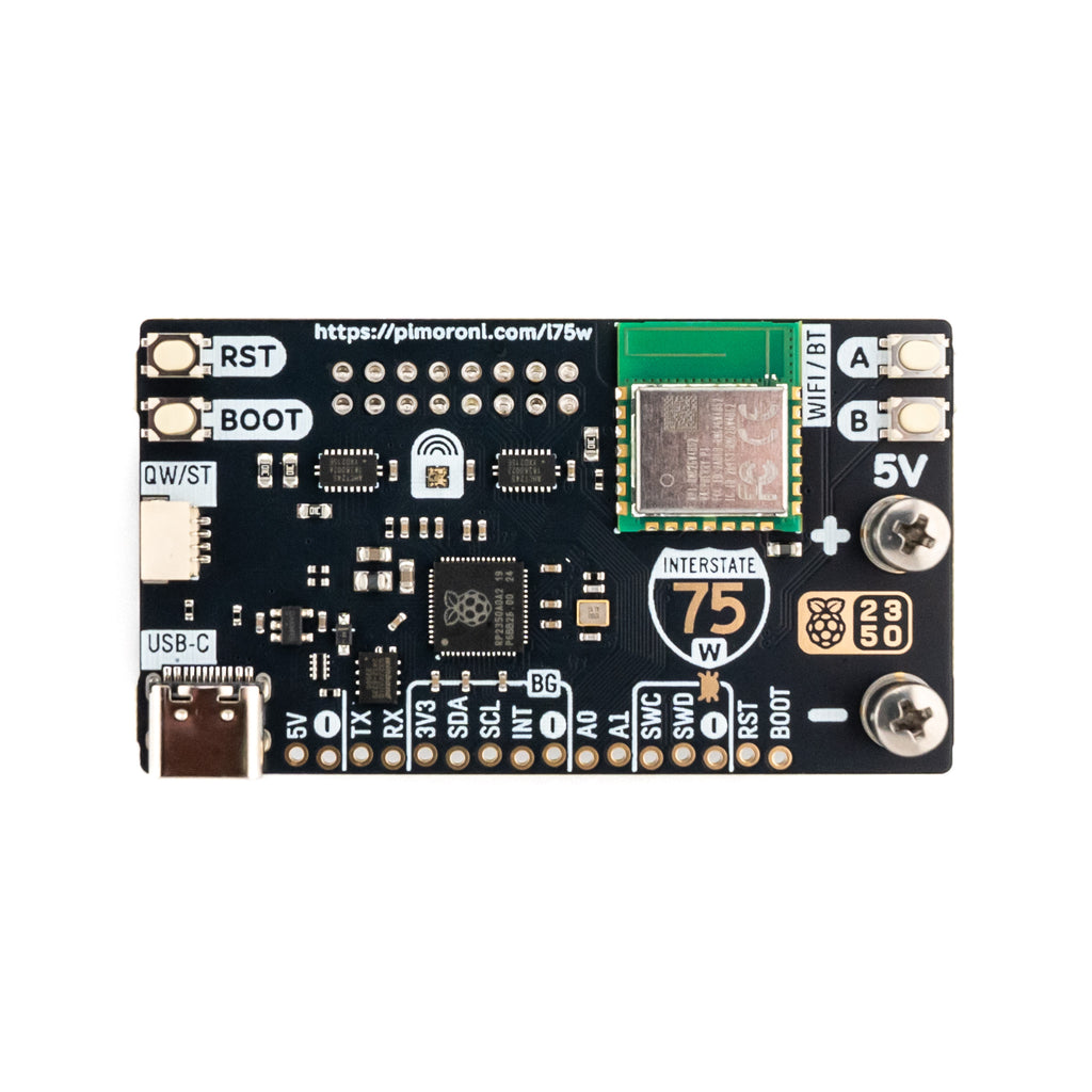 Interstate 75 W (RP2350) - RGB LED Matrix Driver - An all-in-one, RP2350 powered controller for HUB75 LED matrix panels.