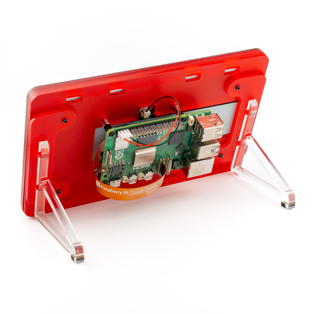 Pibow Frame for Raspberry Pi Touch Display 2 - 7" - Protect your Raspberry Pi Touch Display 2 (7") with this tidy desktop display frame!