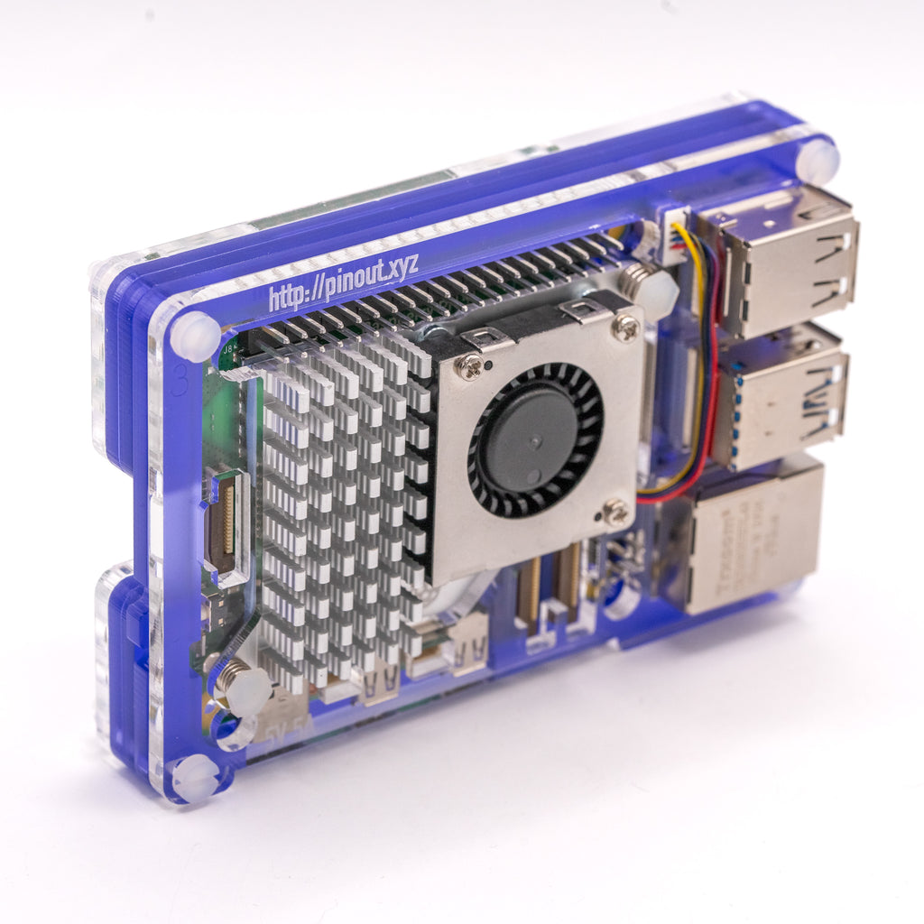 Pibow Coupe 5 (Case for Raspberry Pi 5) - The slim, hackable and attractive case for Raspberry Pi 5.