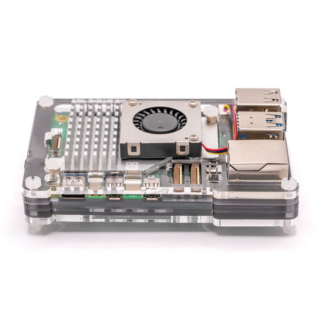 Pibow Coupe 5 (Case for Raspberry Pi 5) - The slim, hackable and attractive case for Raspberry Pi 5.