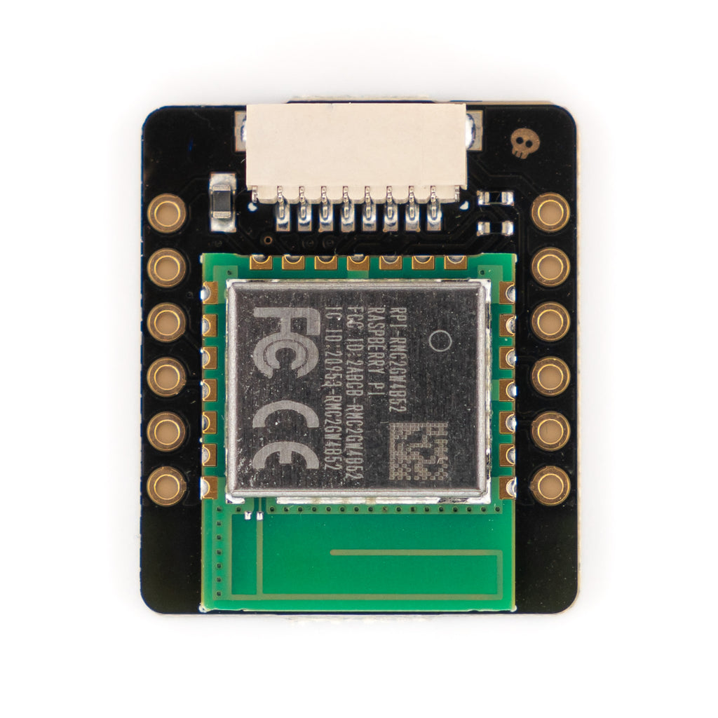 RM2 Wireless & Bluetooth Breakout (SP/CE) - Add 2.4GHz wireless and Bluetooth functionality to an existing project with this handy breakout featuring Raspberry Pi's RM2 module.