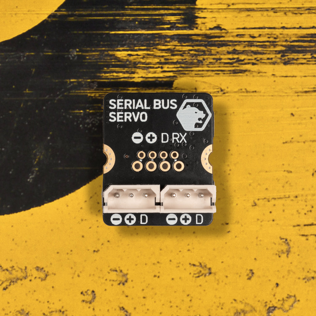 Serial Servo Module for Yukon - Drive chains of serial bus servos from your Pimoroni Yukon project.