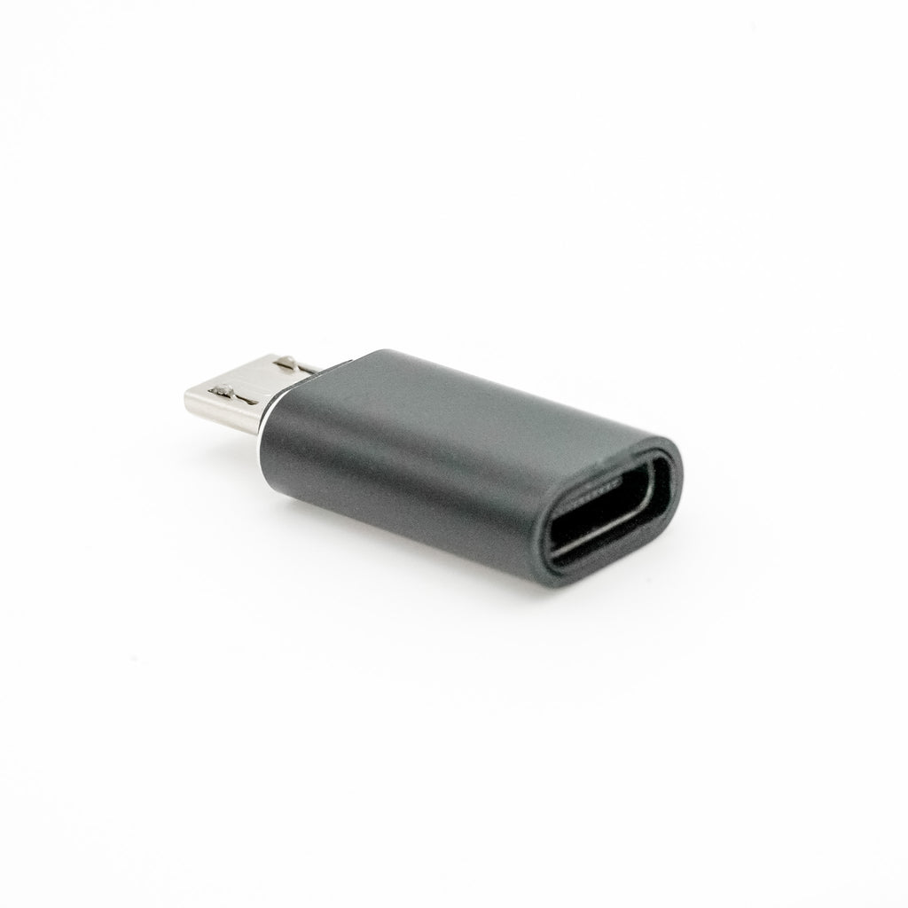 USB-C to Micro-USB Adapter - This adapter converts a USB-C power supply or cable into a micro-USB one, perfect for use with Raspberry Pi Zero and Raspberry Pi Pico boards.