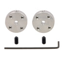An image of Pololu Universal Aluminum Mounting Hub, M3 Holes (2-Pack)