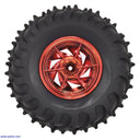 An image of Dagu Wild Thumper Wheel 120x60mm Pair with 4mm Shaft Adapters
