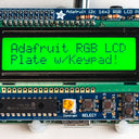 An image of Adafruit RGB 16x2 LCD and Keypad Kit for Raspberry Pi