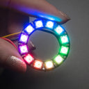 An image of Adafruit NeoPixel Ring - 5050 RGB LED with Integrated Drivers