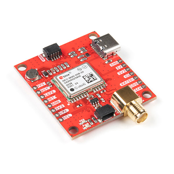 SparkFun GPS Breakout - NEO-M9N, SMA (Qwiic) - The SparkFun NEO-M9N GPS Breakout is a high quality GPS board with equally impressive configuration options including SMA.