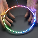 An image of NeoPixel 1/4 60 Ring - 5050 RGB LED w/ Integrated Drivers