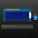 An image of Standard LCD 16x2 + extras - white on blue
