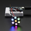 An image of Adafruit NeoPixel Jewel - 7 x WS2812 5050 RGB LED with Integrated Drivers