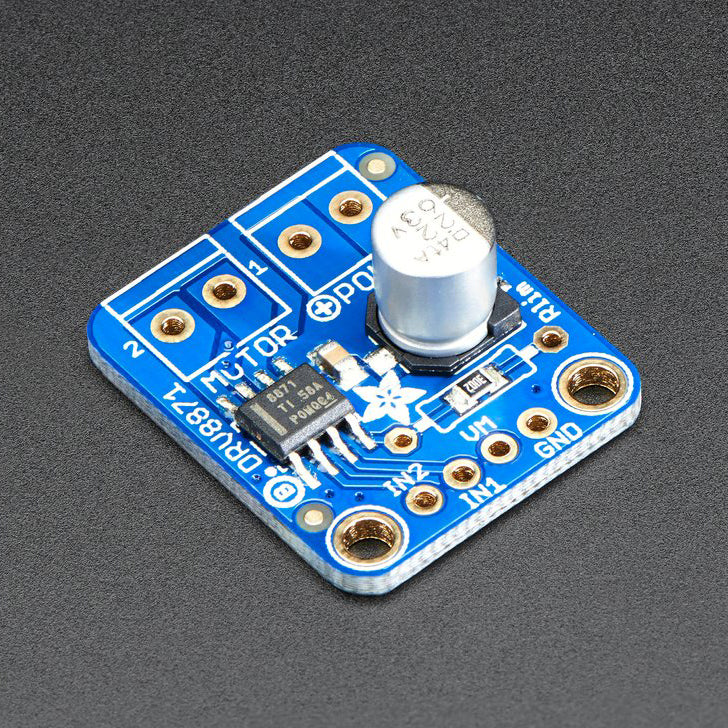 Adafruit DRV8871 DC Motor Driver Breakout Board - 3.6A Max - Crank up your robotics with powerful Adafruit DRV8871 motor driver breakout board.