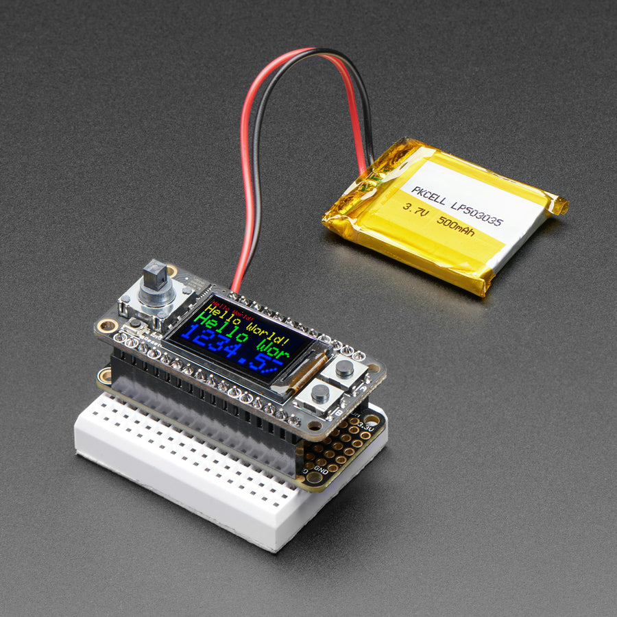 Adafruit Mini Color TFT with Joystick FeatherWing - Add a dazzling color display to your Feather project with this Adafruit Mini Color TFT with Joystick FeatherWing.