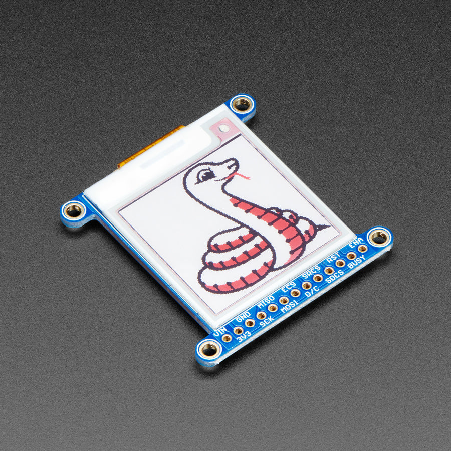 Adafruit 1.54" Tri-Color eInk / ePaper Display with SRAM - Red Black White - Easy e-paper finally comes to microcontrollers, with this breakout that's designed to make it a breeze to add a tri-color eInk display.