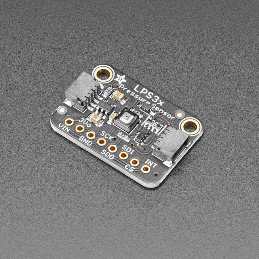 Adafruit LPS35HW Water Resistant Pressure Sensor - Sometimes you need to sense pressure in a damp environment. And sometimes you need to know the relative changes in pressure as well as the absolute pressure. For the times you need to do both (or either), the LPS35HW is the pressure sensor for you.
