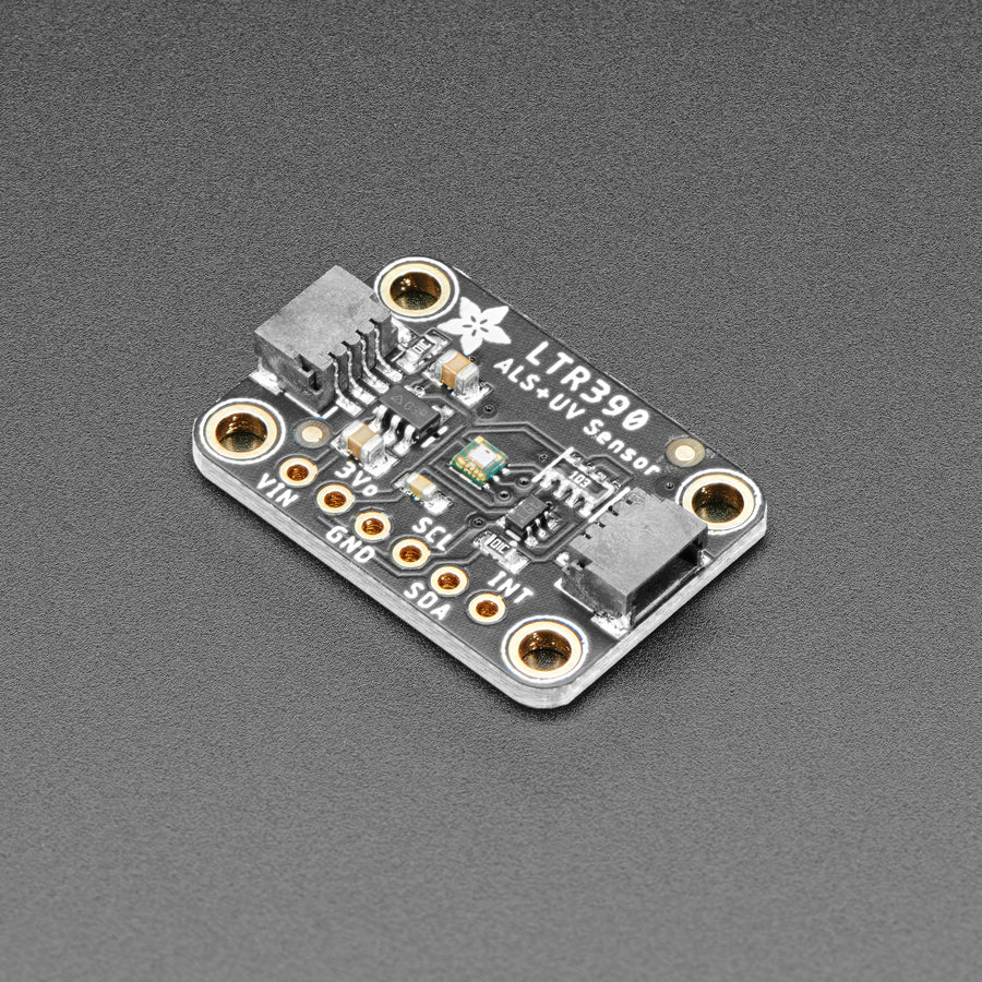 Adafruit LTR390 UV Light Sensor - The LTR390 is one of the few low-cost UV sensors available, and it's a pretty nice one!