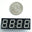 An image of 7-segment clock display - 0.56 An image of 7-segment clock display - 0.56