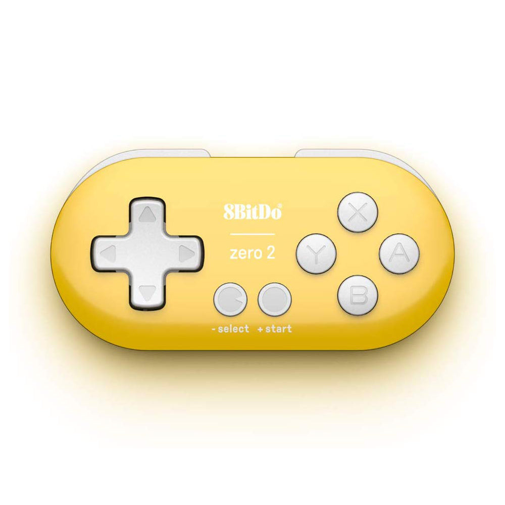 8BitDo Zero 2 Bluetooth Gamepad - The Zero 2 controller is absolutely minute! Smaller than a pack of playing cards and weighing just a shade over 20g, this keychain-sized Bluetooth gamepad makes a perfect pocket-sized robot controller, or second (or third) controller for multiplayer Nintendo Switch games. Available in three colours: teal, pink, and yellow.