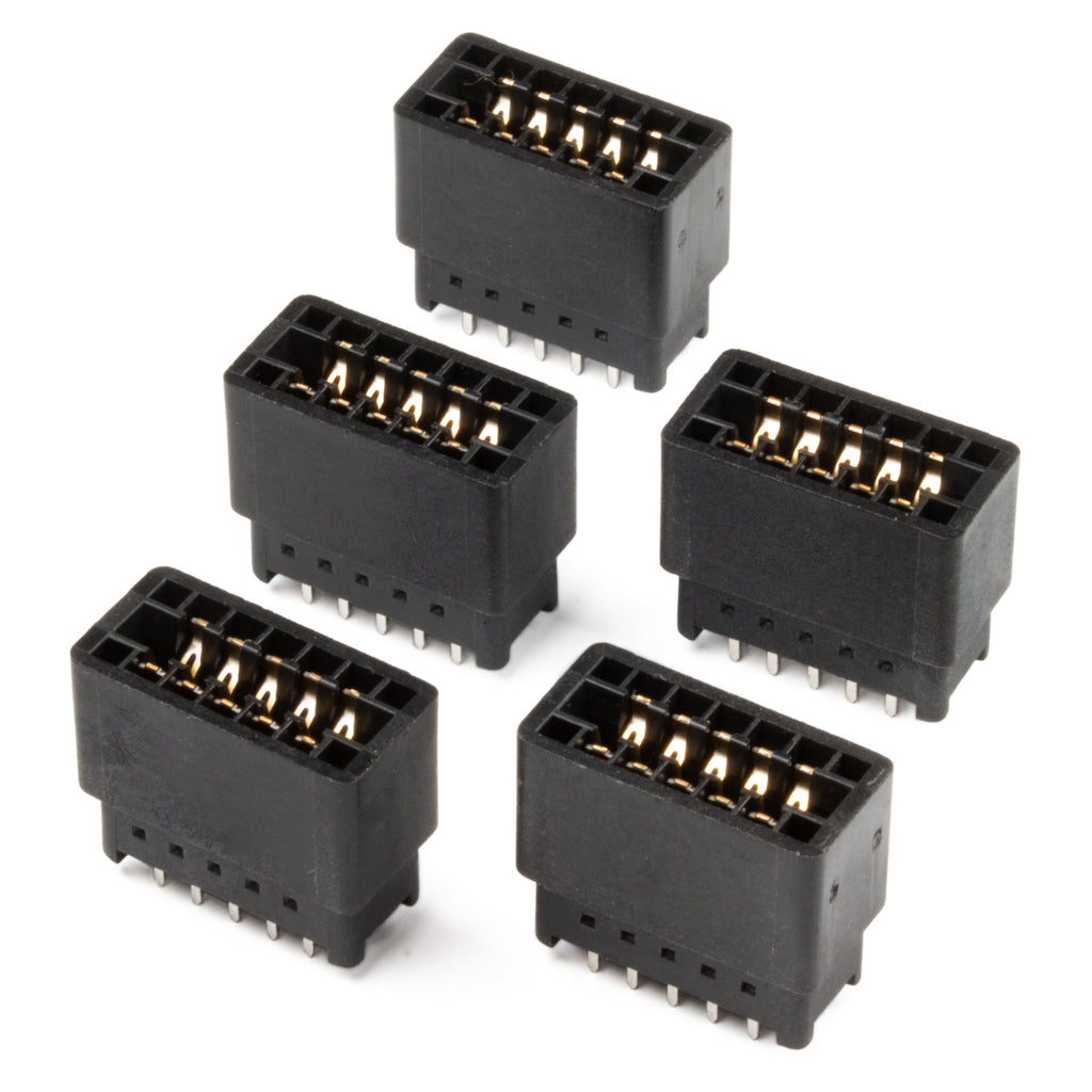 Breakout Garden I2C Connector (pack of 5) - Want to solder some Breakout Garden slots to your own circuit boards or stripboards? Now you can!