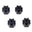 An image of Mecanum Wheels (pack of 4) An image of Mecanum Wheels (pack of 4)