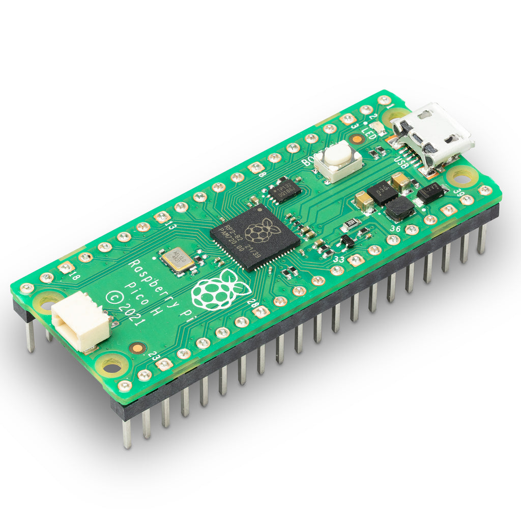 Raspberry Pi Pico - A low cost, high-performance microcontroller board built around Raspberry Pi's very own chip - the RP2040.