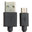 An image of USB A to microB cable - Black