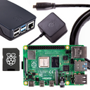 An image of Raspberry Pi 4 + Essentials Kit