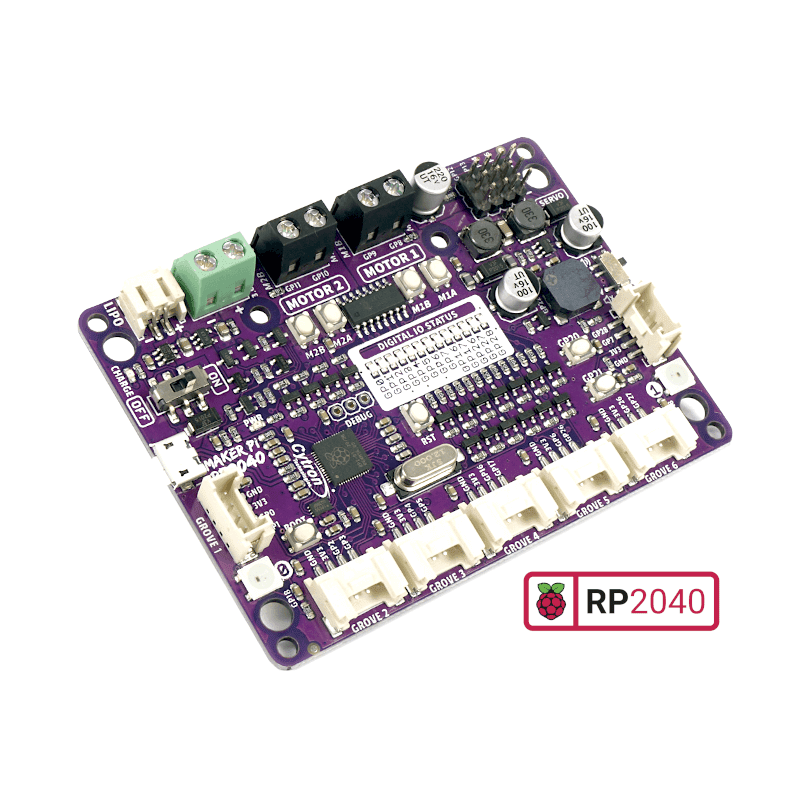 Maker Pi RP2040 - Simplifying Robotics with Raspberry Pi® RP2040