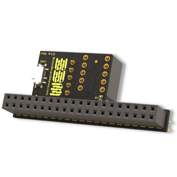 Pi Adaptor - Raspberry Pi meets MatesBUS - This adaptor provides a standard Raspberry Pi with a MatesBUS interface to connect products of any TIMI model directly to the Raspberry Pi bus.