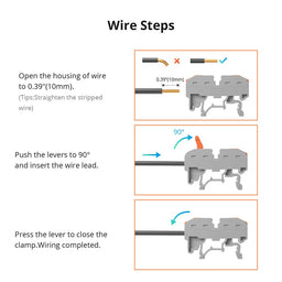 Sonoff DIN Rail Wire Connectors (20 pcs)