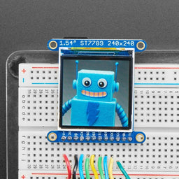 Adafruit 1.54" 240x240 Wide Angle TFT LCD Display with MicroSD - ST7789 with EYESPI Connector