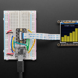 Adafruit 1.54" 240x240 Wide Angle TFT LCD Display with MicroSD - ST7789 with EYESPI Connector