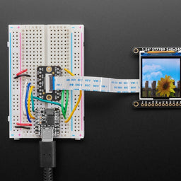 Adafruit 1.54" 240x240 Wide Angle TFT LCD Display with MicroSD - ST7789 with EYESPI Connector