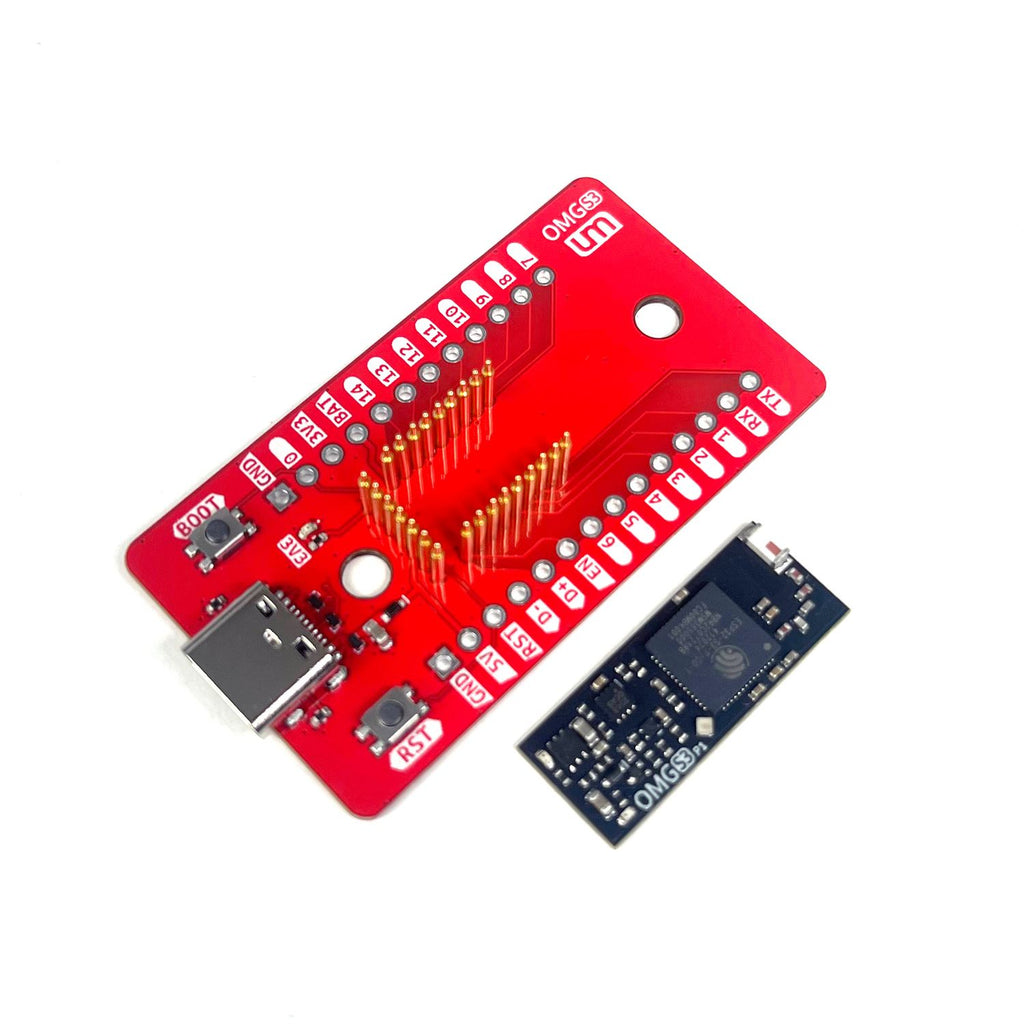 Pogo Yo! - No-Solder USB Programmer for OMGS3 - Pogo Yo! is a USB-C Pogo-Pin programming adapter for the OMGS3, designed to allow you to flash and develop using an OMGS3 board without requiring any soldering.